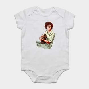 Mickey Newbury - An illustration by Paul Cemmick Baby Bodysuit